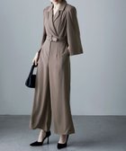 【ビーフラット/bflat】のスリットスリーブオールインワンパンツドレス 人気、トレンドファッション・服の通販 founy(ファニー) ファッション Fashion レディースファッション Fashion for Women パンツ Pants & Trousers オケージョン Occasion Wear スリット Slit, Slit Detail ポケット Pocket, Pocket Detail thumbnail グレージュ|ID: prp329100004813610 ipo3291000000034950668