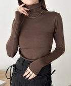 【アウトフィッター ラボ/Outfitter lab】のタートルネックトップス 人気、トレンドファッション・服の通販 founy(ファニー) ファッション Fashion レディースファッション Fashion for Women トップス・カットソー Cut & Sew Tops タートルネック・ハイネックトップス Turtlenecks & High-Neck Tops インナー Innerwear シンプル Simple, Minimal スウェット / スエット Sweatshirt, Sweatwear スラックス Slacks, Dress Pants チェック Check, Plaid, Tartan デニム Denim, Jeans Material 長袖 Long Sleeve, Full Sleeve ハイネック High Neck, Mock Neck ビスチェ Bustier, Corset Top フェミニン Feminine, Girly ベスト Vest, Waistcoat 無地 Plain, Solid Color 冬 Winter / This Winter A/W・秋冬 Autumn/Winter おすすめ Recommended / Our Picks エレガント 上品 Elegant thumbnail ブラウン|ID: prp329100004813622 ipo3291000000034950881