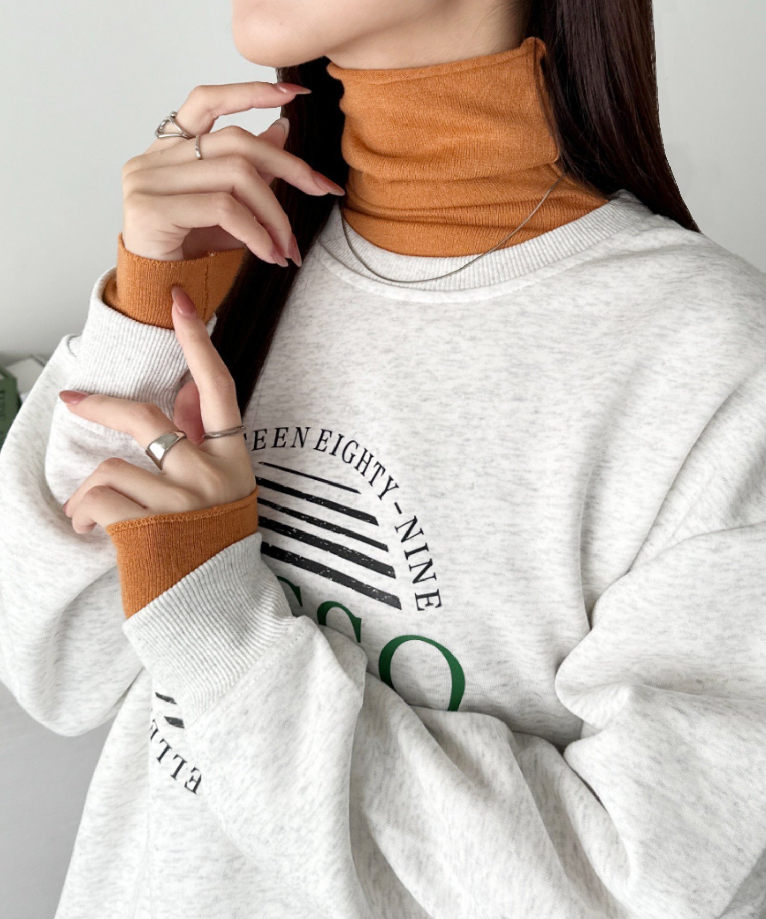 【アウトフィッター ラボ/Outfitter lab】のタートルネックトップス インテリア・キッズ・メンズ・レディースファッション・服の通販 founy(ファニー) 　ファッション　Fashion　レディースファッション　Fashion for Women　トップス・カットソー　Cut & Sew Tops　タートルネック・ハイネックトップス　Turtlenecks & High-Neck Tops　インナー　Innerwear　シンプル　Simple, Minimal　スウェット / スエット　Sweatshirt, Sweatwear　スラックス　Slacks, Dress Pants　チェック　Check, Plaid, Tartan　デニム　Denim, Jeans Material　長袖　Long Sleeve, Full Sleeve　ハイネック　High Neck, Mock Neck　ビスチェ　Bustier, Corset Top　フェミニン　Feminine, Girly　ベスト　Vest, Waistcoat　無地　Plain, Solid Color　冬　Winter / This Winter　A/W・秋冬　Autumn/Winter　おすすめ　Recommended / Our Picks　エレガント 上品　Elegant　オレンジ|ID: prp329100004813622 ipo3291000000034950890