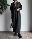 【ドゥドゥ/DouDou】の【完売カラー再追加!】袖異素材切替ダンボールワンピース 人気、トレンドファッション・服の通販 founy(ファニー) ファッション Fashion レディースファッション Fashion for Women ワンピース Dresses 切替 Switching, Contrast Panel シンプル Simple, Minimal スマート Smart, Elegant スリット Slit, Slit Detail A/W・秋冬 Autumn/Winter 冬 Winter / This Winter 再入荷 Restock / Back in Stock 2025年 2025 2025-2026秋冬・A/W Autumn/Winter 2025–26 AW25–26 thumbnail ダークグレー|ID: prp329100004813624 ipo3291000000034950895