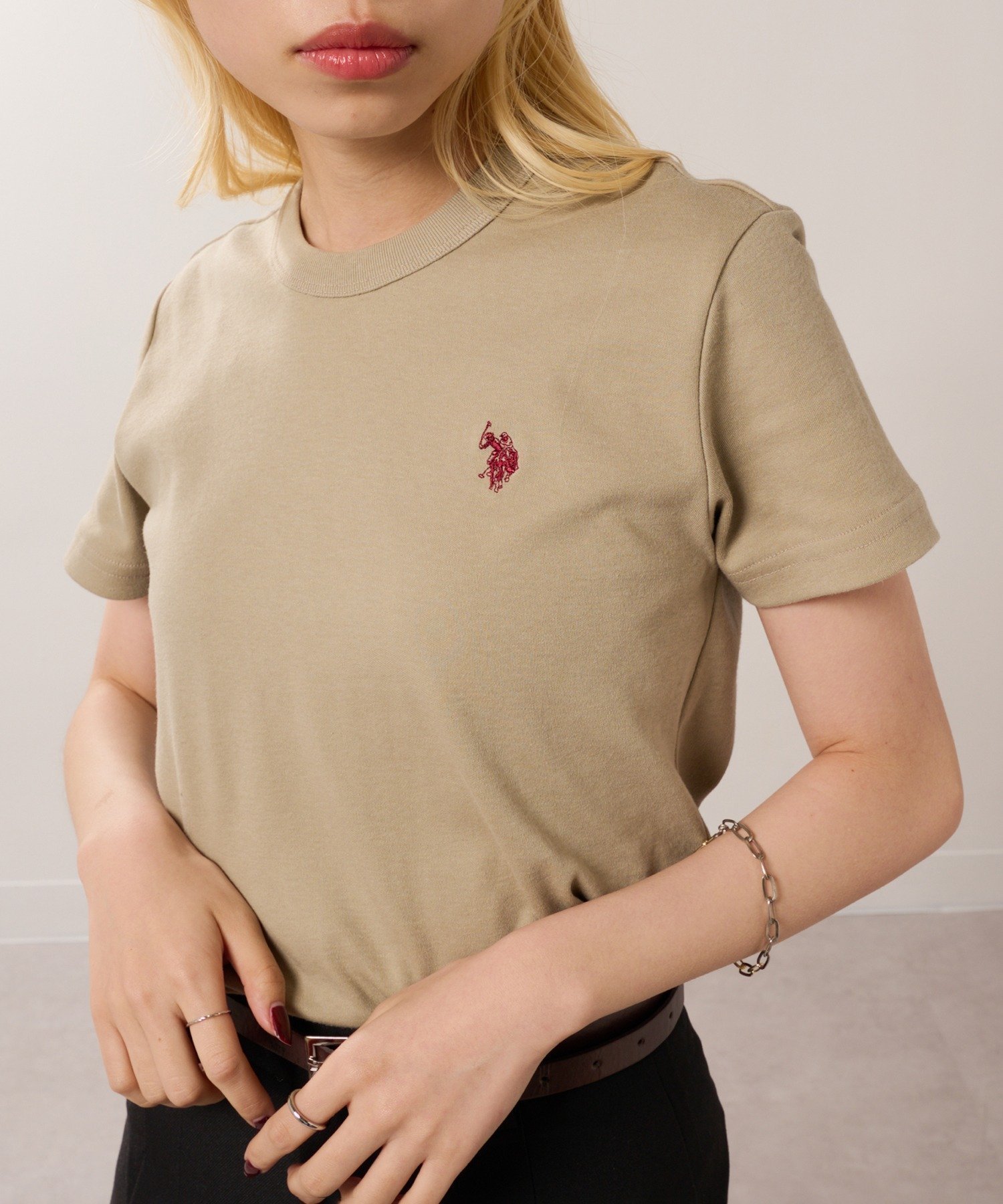 【セットアップセブン/SETUP7】のU.S. POLO ASSN./【別注】ビューティースムースTシャツ 半袖 ポロ インテリア・キッズ・メンズ・レディースファッション・服の通販 founy(ファニー) 　ファッション　Fashion　レディースファッション　Fashion for Women　トップス・カットソー　Cut & Sew Tops　シャツ・ブラウス・オフィスカジュアル　Elegant Blouses & Button-Ups　ロングTシャツ・Tシャツ　Longline T-Shirts & Tees　インナー　Innerwear　クラシカル　Classical, Vintage-Inspired　ジャケット　Jacket, Outerwear　スポーツ　Sports, Activewear　スリーブ　Sleeve, Long Sleeve / Short Sleeve　ノースリーブ　Sleeveless, No-Sleeve　別注　Limited Edition, Custom Order　半袖　Short Sleeve, Half Sleeve　ロング　Long, Long-Length　再入荷　Restock / Back in Stock　エレガント 上品　Elegant　L.KHK|ID: prp329100004813625 ipo3291000000034950911