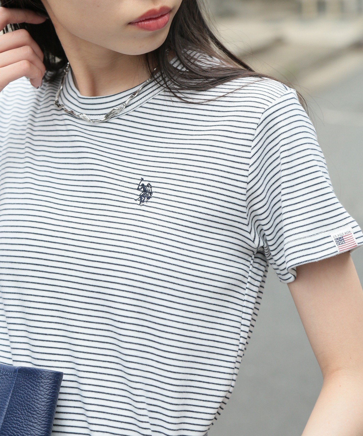 【セットアップセブン/SETUP7】のU.S. POLO ASSN./【別注】ビューティースムースTシャツ 半袖 ポロ インテリア・キッズ・メンズ・レディースファッション・服の通販 founy(ファニー) 　ファッション　Fashion　レディースファッション　Fashion for Women　トップス・カットソー　Cut & Sew Tops　シャツ・ブラウス・オフィスカジュアル　Elegant Blouses & Button-Ups　ロングTシャツ・Tシャツ　Longline T-Shirts & Tees　インナー　Innerwear　クラシカル　Classical, Vintage-Inspired　ジャケット　Jacket, Outerwear　スポーツ　Sports, Activewear　スリーブ　Sleeve, Long Sleeve / Short Sleeve　ノースリーブ　Sleeveless, No-Sleeve　別注　Limited Edition, Custom Order　半袖　Short Sleeve, Half Sleeve　ロング　Long, Long-Length　再入荷　Restock / Back in Stock　エレガント 上品　Elegant　NVY2|ID: prp329100004813625 ipo3291000000034950922