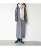 【ビーミングライフストアバイビームス/B:MING LIFE STORE by BEAMS】のニット ドローストリング ワンピース 25AW きれいめ シンプル 楽ちん ワンマイル 暖かい 冬素材 リラックス GREY|ID: prp329100004813630 ipo3291000000035075241