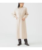 【ビーミングライフストアバイビームス/B:MING LIFE STORE by BEAMS】のニット ドローストリング ワンピース 25AW きれいめ シンプル 楽ちん ワンマイル 暖かい 冬素材 リラックス BEIGE|ID: prp329100004813630 ipo3291000000035075243
