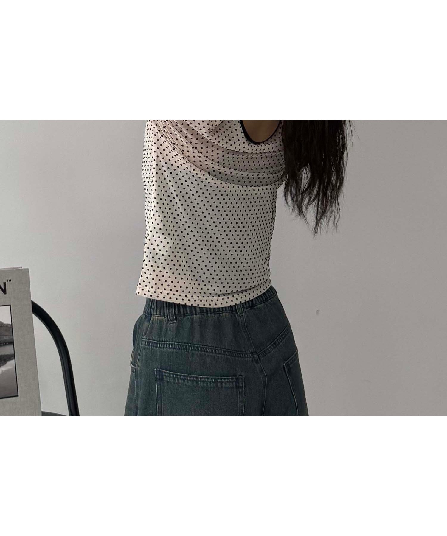 【アズノウアズ プラス/AS KNOW AS plus】の♪クルーネック シアープルオーバー インテリア・キッズ・メンズ・レディースファッション・服の通販 founy(ファニー) 　ファッション　Fashion　レディースファッション　Fashion for Women　トップス・カットソー　Cut & Sew Tops　カジュアルプルオーバー・ニットトップス　Pullovers & Knit Tops / Casual Pullovers　カーディガン　Cardigan, Knitwear　コンパクト　Compact, Small Size　シアー　Sheer, See-Through　ドット　Polka Dot, Dot Pattern　フィット　Fit, Slim Fit　ベスト　Vest, Waistcoat　ベロア　Velour, Soft Velvet　レース　Lace, Lace Fabric　再入荷　Restock / Back in Stock　おすすめ　Recommended / Our Picks　IVBKドット|ID: prp329100004813631 ipo3291000000034950975