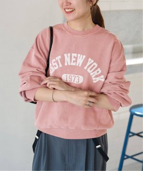 【ジャーナルスタンダード レリューム/JOURNAL STANDARD relume】のヴィンテージライクカレッジロゴスウェット 人気、トレンドファッション・服の通販 founy(ファニー) ファッション Fashion レディースファッション Fashion for Women トップス・カットソー Cut & Sew Tops レディースパーカー・カジュアルフーディー Casual Hoodies & Sweatshirts スウェット・クルーネックトップス Sweatshirts & Crewnecks / Relaxed Fit Sweat Tops 2025年 2025 2025-2026秋冬・A/W Autumn/Winter 2025–26 AW25–26 インナー Innerwear ルーズ Loose, Oversized レース Lace, Lace Fabric |ID:prp329100004813652