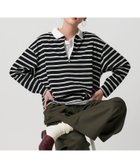 【ビューティ&ユース ユナイテッドアローズ/BEAUTY&YOUTH / UNITED ARROWS】の【WEB限定】マルチボーダー ハーフジッププルオーバー 人気、トレンドファッション・服の通販 founy(ファニー) ファッション Fashion レディースファッション Fashion for Women トップス・カットソー Cut & Sew Tops カジュアルプルオーバー・ニットトップス Pullovers & Knit Tops / Casual Pullovers おすすめ Recommended / Our Picks インナー Innerwear カットソー Cut and Sewn Top カーディガン Cardigan, Knitwear スリット Slit, Slit Detail ブルゾン Blouson, Bomber Jacket ボーダー Border, Stripe レギュラー Regular, Standard Fit thumbnail BLACK|ID: prp329100004813841 ipo3291000000034960395