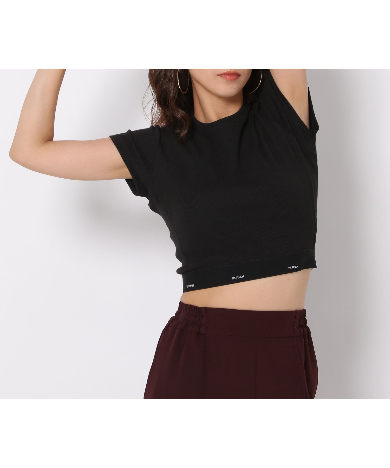 【ベイフロー/BAYFLOW】の【HEREIAM】抗菌防臭/カップ付きリブT インテリア・キッズ・メンズ・レディースファッション・服の通販 founy(ファニー) 　ファッション　Fashion　レディースファッション　Fashion for Women　おすすめ　Recommended / Our Picks　インナー　Innerwear　カーゴパンツ　Cargo Pants, Utility Pants　クロップド　Cropped, Short Length　スポーツ　Sports, Activewear　トレンド　Trend, Trending Now　バランス　Balance, Style Balance　フィット　Fit, Slim Fit　メッシュ　Mesh, Net Fabric　ヨガ　Yoga, Yoga Wear　レギンス　Leggings, Stretch Pants　ワイド　Wide, Wide Fit　ワーク　Workwear, Utility Style　抗菌　Antibacterial, Bacteria-Resistant　ブラック19|ID: prp329100004813862 ipo3291000000034960649