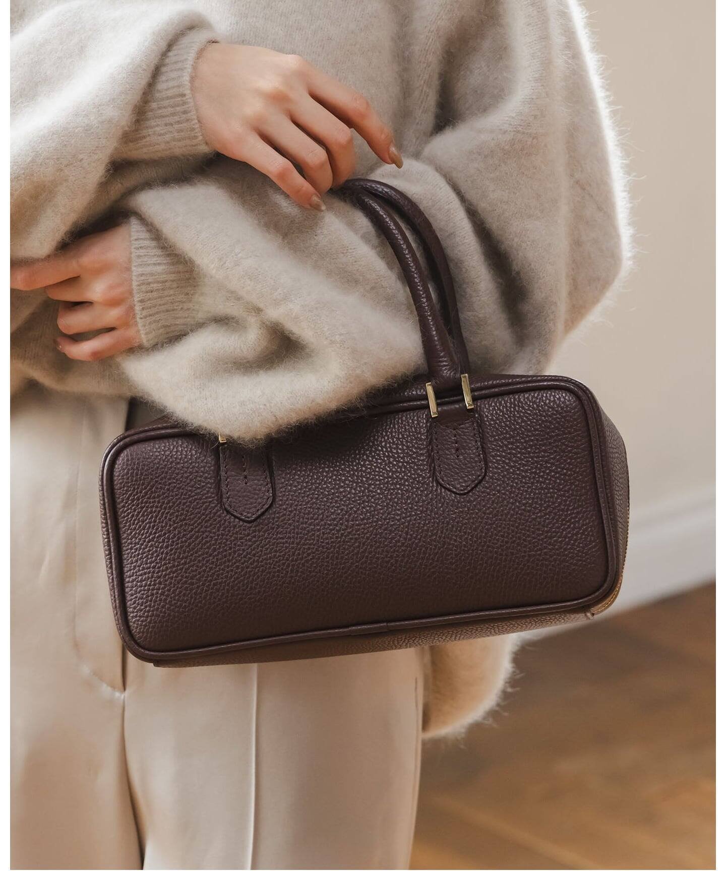 【ノーブル / スピック&スパン/NOBLE / Spick & Span】の《追加3》LORISTELLA/ロリステッラ スクエアボストンバッグ インテリア・キッズ・メンズ・レディースファッション・服の通販 founy(ファニー) 　ファッション　Fashion　レディースファッション　Fashion for Women　バッグ　Bags　イタリア　Italy　ショルダー　Shoulder, Shoulder Strap　スクエア　Square, Square Shape　スタイリッシュ　Stylish, Fashionable　スマート　Smart, Elegant　人気　Popular, Best Seller　パターン　Pattern, Design Print　ファブリック　Fabric, Textile　フェミニン　Feminine, Girly　フォルム　Silhouette, Form　ボストン　Boston　ボストンバッグ　Boston Bag, Retro Bag　ポケット　Pocket, Pocket Detail　モダン　Modern, Contemporary　再入荷　Restock / Back in Stock　ブラウン|ID: prp329100004813879 ipo3291000000034960864