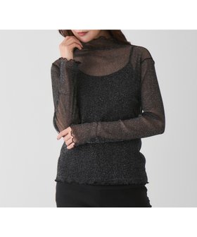 【ジャイロ/JAYRO】のラメチュールボトルネックプルオーバー 人気、トレンドファッション・服の通販 founy(ファニー) ファッション Fashion レディースファッション Fashion for Women トップス・カットソー Cut & Sew Tops カジュアルプルオーバー・ニットトップス Pullovers & Knit Tops / Casual Pullovers インナー Innerwear エレガント 上品 Elegant キャミソール Camisole, Spaghetti Strap Top シアー Sheer, See-Through シンプル Simple, Minimal スウェット / スエット Sweatshirt, Sweatwear タンク Tank Top, Sleeveless Top トレンド Trend, Trending Now フィット Fit, Slim Fit フェミニン Feminine, Girly ベスト Vest, Waistcoat ポケット Pocket, Pocket Detail ロング Long, Long-Length 冬 Winter / This Winter A/W・秋冬 Autumn/Winter おすすめ Recommended / Our Picks |ID:prp329100004813884