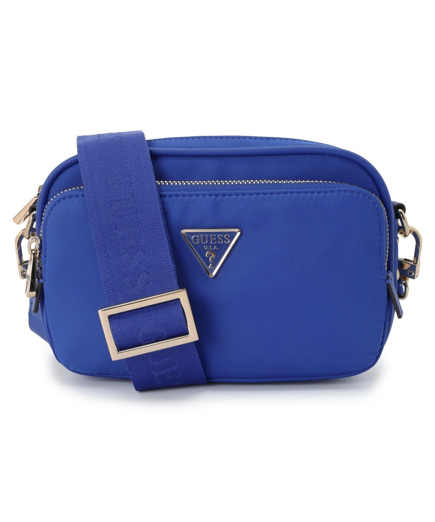 【ゲス/GUESS】のGUESS クロスボディバッグ ECO GEMMA Crossbody Camera インテリア・キッズ・メンズ・レディースファッション・服の通販 founy(ファニー) 　ファッション　Fashion　レディースファッション　Fashion for Women　アウトドア　Outdoor Clothing　カメラ　Camera Accessories　コレクション　Collection, Seasonal Line　シンプル　Simple, Minimal　ジーンズ　Jeans, Denim Pants　人気　Popular, Best Seller　旅行　Travel　ブルー|ID: prp329100004813892 ipo3291000000034961006