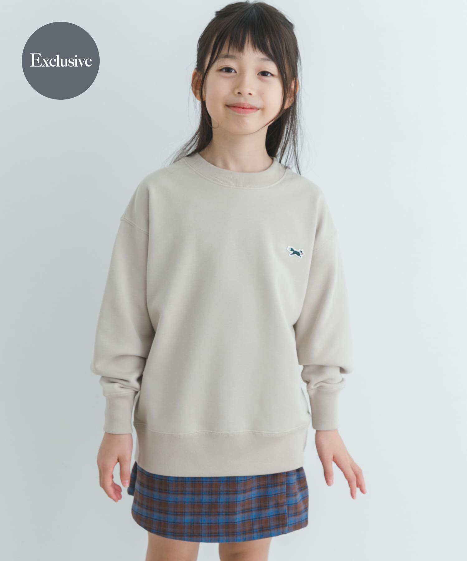 【アーバンリサーチ ドアーズ/URBAN RESEARCH DOORS / KIDS】の『親子リンク』『別注』PENNEYS×DOORS THE FOX裏毛CNスウェット(KIDS) インテリア・キッズ・メンズ・レディースファッション・服の通販 founy(ファニー) 　ファッション　Fashion　キッズファッション　Fashion for Kids　アクリル　Acrylic Material　スウェット / スエット　Sweatshirt, Sweatwear　チェーン　Chain, Chain Strap　人気　Popular, Best Seller　別注　Limited Edition, Custom Order　リラックス　Relax, Relaxed Fit　A/W・秋冬　Autumn/Winter　冬　Winter / This Winter　2025年　2025　2025-2026秋冬・A/W　Autumn/Winter 2025–26 AW25–26　BEIGE|ID: prp329100004813896 ipo3291000000034961053