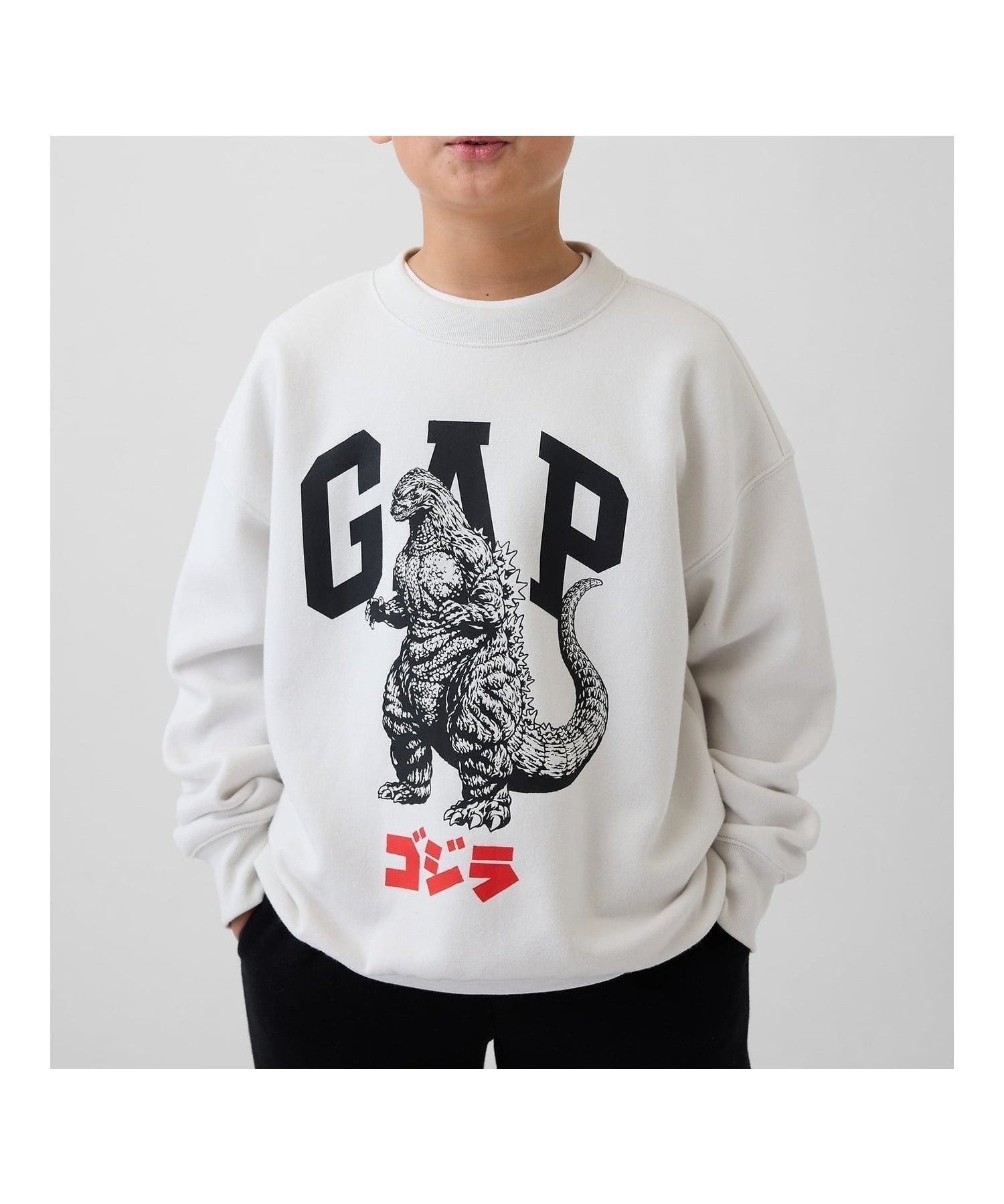 【ギャップ/GAP / KIDS】のゴジラ ヴィンテージソフト グラフィック GAPロゴ スウェットシャツ (キッズ) 人気、トレンドファッション・服の通販 founy(ファニー) 　ファッション　Fashion　キッズファッション　Fashion for Kids　キャラクター　Character, Licensed Characters　グラフィック　Graphic, Graphic Design　シンプル　Simple, Minimal　デニム　Denim, Jeans Material　 other-1|ID: prp329100004813933 ipo3291000000034961342