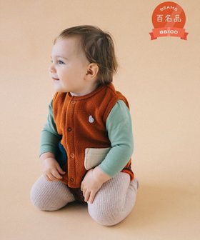 【こども ビームス/コドモ ビームス / KIDS】の【ビームスの百名品】ベビー フリース ベスト 2025FW(70~80cm) 25AW 秋冬 人気、トレンドファッション・服の通販 founy(ファニー) ファッション Fashion キッズファッション Fashion for Kids 2025年 2025 2025-2026秋冬・A/W Autumn/Winter 2025–26 AW25–26 フロント Front, Front Design ベスト Vest, Waistcoat ベビー Baby, Babywear ポケット Pocket, Pocket Detail ロンパース Romper, Jumpsuit ワンポイント One Point, Statement Accent 冬 Winter / This Winter A/W・秋冬 Autumn/Winter |ID:prp329100004813951