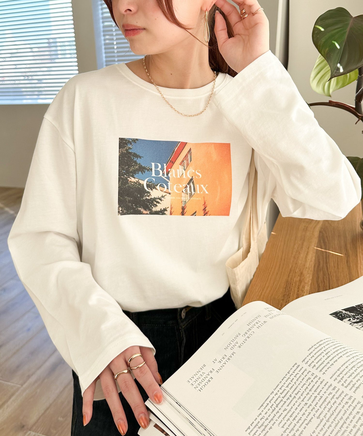 【ディスコート/Discoat】の【WEB限定】アソートフォトロンT インテリア・キッズ・メンズ・レディースファッション・服の通販 founy(ファニー) 　ファッション　Fashion　レディースファッション　Fashion for Women　トップス・カットソー　Cut & Sew Tops　ロングTシャツ・Tシャツ　Longline T-Shirts & Tees　オレンジ|ID: prp329100004814005 ipo3291000000034962137