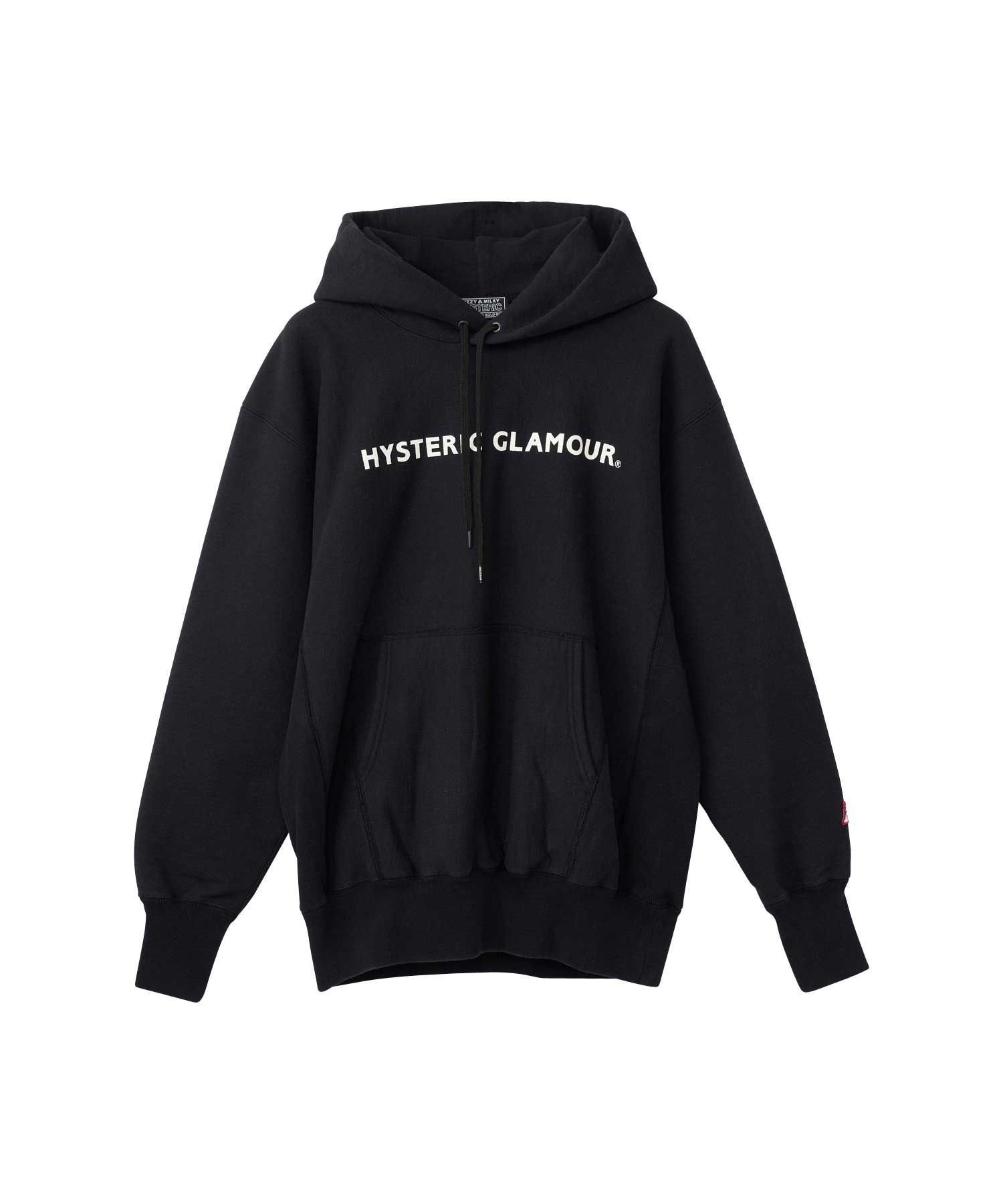 【ヒステリックグラマー/HYSTERIC GLAMOUR / MEN】のHYS LOGO パーカー インテリア・キッズ・メンズ・レディースファッション・服の通販 founy(ファニー) 　ファッション　Fashion　メンズファッション　Fashion for Men　おすすめ　Recommended / Our Picks　シンプル　Simple, Minimal　セットアップ　Set-Up, Coordinated Outfit　パーカー　Hoodie, Parka　フロント　Front, Front Design　プリント　Print, Printed Pattern　定番　Standard, Basic Item　ブラック|ID: prp329100004814019 ipo3291000000034962281