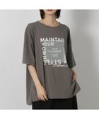 【ラコレ/LAKOLE】のオーガンジープリントT 人気、トレンドファッション・服の通販 founy(ファニー) ファッション Fashion レディースファッション Fashion for Women オーガンジー Organza Fabric ショルダー Shoulder, Shoulder Strap スリット Slit, Slit Detail ドロップ Drop Shoulder, Dropped Style プリント Print, Printed Pattern ボトム Bottoms, Lower Wear thumbnail チャコール|ID: prp329100004814022 ipo3291000000034962313