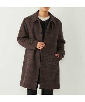【シップス/SHIPS / MEN】のSHIPS Colors ホロウ ウール ステンカラーコート 人気、トレンドファッション・服の通販 founy(ファニー) ファッション Fashion メンズファッション Fashion for Men 今季 This Season, Current Season 軽量 Lightweight, Ultra Light チェック Check, Plaid, Tartan メンズ Men's, Menswear A/W・秋冬 Autumn/Winter アウトレット Outlet / Clearance おすすめ Recommended / Our Picks ビジネス 仕事 通勤 Business / Work / Commuting 2025年 2025 2025-2026秋冬・A/W Autumn/Winter 2025–26 AW25–26 |ID:prp329100004814027