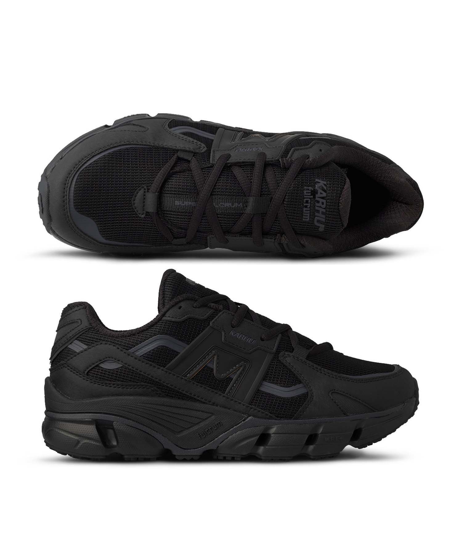 【カルフ/KARHU】のKarhu(カルフ) Super Fulcrum SNEAKER スニーカー インテリア・キッズ・メンズ・レディースファッション・服の通販 founy(ファニー) 　ファッション　Fashion　レディースファッション　Fashion for Women　クラシック　Classic, Timeless Style　シューズ　Shoes, Footwear　スニーカー　Sneakers, Trainers　ブラック/ブラック|ID: prp329100004814031 ipo3291000000034962385
