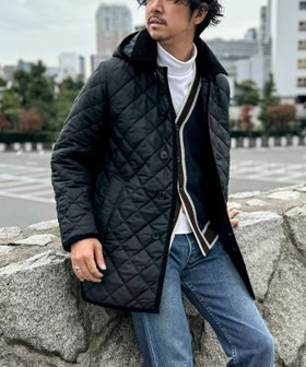 【ノーリーズ/NOLLEYS / MEN】の【Traditional weatherwear】別注 DERBY HOOD キルティングジャケット 25AW 人気、トレンドファッション・服の通販 founy(ファニー) ファッション Fashion メンズファッション Fashion for Men キルティング Quilted, Quilting コーデュロイ Corduroy, Cord Fabric ジャケット Jacket, Outerwear スラックス Slacks, Dress Pants デニム Denim, Jeans Material バランス Balance, Style Balance パイピング Piping, Trim Design ベーシック Basic, Essential 別注 Limited Edition, Custom Order おすすめ Recommended / Our Picks エレガント 上品 Elegant ビジネス 仕事 通勤 Business / Work / Commuting 2025年 2025 2025-2026秋冬・A/W Autumn/Winter 2025–26 AW25–26 |ID:prp329100004814086