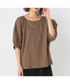 【スタディオ クリップ/studio CLIP】のボリュームスリーブカットソーブラウス 人気、トレンドファッション・服の通販 founy(ファニー) ファッション Fashion レディースファッション Fashion for Women トップス・カットソー Cut & Sew Tops シャツ・ブラウス・オフィスカジュアル Elegant Blouses & Button-Ups カットソー・ベーシックTシャツ Cut-and-Sewn Tops / Stretch Tees & Basics ボリューム袖・フリルスリーブブラウス Voluminous & Ruffle Sleeves / Puffy Sleeve Tops おすすめ Recommended / Our Picks カットソー Cut and Sewn Top ギャザー Gathered, Ruffled サロペット Overalls, Salopette デニム Denim, Jeans Material フォルム Silhouette, Form thumbnail ブラウン50|ID: prp329100004814124 ipo3291000000034963101