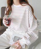 【アンドミー/andme】のコットン 天竺 ボリューム 長袖 ボーダー Tシャツ 人気、トレンドファッション・服の通販 founy(ファニー) ファッション Fashion レディースファッション Fashion for Women トップス・カットソー Cut & Sew Tops シャツ・ブラウス・オフィスカジュアル Elegant Blouses & Button-Ups ロングTシャツ・Tシャツ Longline T-Shirts & Tees 人気 Popular, Best Seller 長袖 Long Sleeve, Full Sleeve ベーシック Basic, Essential ボーダー Border, Stripe おすすめ Recommended / Our Picks thumbnail ホワイト×ベージュ|ID: prp329100004814129 ipo3291000000034963158