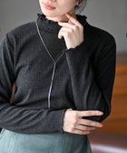 【アールピーエス/rps】のリブニットソー衿シャ-リングカットソー 人気、トレンドファッション・服の通販 founy(ファニー) ファッション Fashion レディースファッション Fashion for Women トップス・カットソー Cut & Sew Tops ニット Knit Tops & Sweaters カットソー・ベーシックTシャツ Cut-and-Sewn Tops / Stretch Tees & Basics シャーリング Shirring, Ruched シンプル Simple, Minimal ハイネック High Neck, Mock Neck フェミニン Feminine, Girly ランダム Random, Irregular thumbnail ブラック|ID: prp329100004814152 ipo3291000000034963453