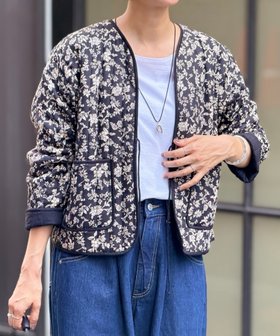 【ビアズリー/BEARDSLEY】のプリント中綿ジャケット 人気、トレンドファッション・服の通販 founy(ファニー) ファッション Fashion レディースファッション Fashion for Women アウター Coat / Outerwear Collection レディースジャケット・軽アウター Jackets インド Indian Textile キルティング Quilted, Quilting コンパクト Compact, Small Size ジャケット Jacket, Outerwear パイピング Piping, Trim Design パッチ Patch, Appliqué プリント Print, Printed Pattern ポケット Pocket, Pocket Detail リバーシブル Reversible, Two-Sided リボン Ribbon, Bow 再入荷 Restock / Back in Stock おすすめ Recommended / Our Picks |ID:prp329100004814179