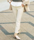 【トゥー ビー シック/TO BE CHIC】のウールライク スリムパンツ 人気、トレンドファッション・服の通販 founy(ファニー) ファッション Fashion レディースファッション Fashion for Women パンツ Pants & Trousers ストレッチ Stretch, Stretchy Fabric スリム Slim, Slim Fit センター Center, Center Line パターン Pattern, Design Print モチーフ Motif, Design Theme 定番 Standard, Basic Item thumbnail オフホワイト1|ID: prp329100004814191 ipo3291000000034964019