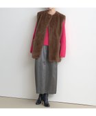 【ハウス オブ ロータス/HOUSE OF LOTUS】のショートパイルフェイクファージレ 人気、トレンドファッション・服の通販 founy(ファニー) ファッション Fashion レディースファッション Fashion for Women アウター Coat / Outerwear Collection トップス・カットソー Cut & Sew Tops ベスト&ジレ / 重ね着スタイル Vests & Gilets おすすめ Recommended / Our Picks カッティング Cutting Detail ショート Short, Short Length トレンド Trend, Trending Now フェイクファー Faux Fur, Imitation Fur フォルム Silhouette, Form ポケット Pocket, Pocket Detail 今季 This Season, Current Season A/W・秋冬 Autumn/Winter thumbnail ブラウン|ID: prp329100004814192 ipo3291000000034964017