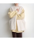 【ハウス オブ ロータス/HOUSE OF LOTUS】のショートパイルフェイクファージレ 人気、トレンドファッション・服の通販 founy(ファニー) ファッション Fashion レディースファッション Fashion for Women アウター Coat / Outerwear Collection トップス・カットソー Cut & Sew Tops ベスト&ジレ / 重ね着スタイル Vests & Gilets おすすめ Recommended / Our Picks カッティング Cutting Detail ショート Short, Short Length トレンド Trend, Trending Now フェイクファー Faux Fur, Imitation Fur フォルム Silhouette, Form ポケット Pocket, Pocket Detail 今季 This Season, Current Season A/W・秋冬 Autumn/Winter thumbnail オフホワイト|ID: prp329100004814192 ipo3291000000034964018