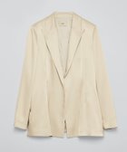 【ティーチ/TEECHI】のサテンジャケット 人気、トレンドファッション・服の通販 founy(ファニー) ファッション Fashion レディースファッション Fashion for Women アウター Coat / Outerwear Collection レディースジャケット・軽アウター Jackets サテン Satin, Glossy Fabric シルク Silk, 100% Silk ジャケット Jacket, Outerwear セットアップ Set-Up, Coordinated Outfit ダブル Double, Double-Breasted なめらか Smooth, Silky Texture おすすめ Recommended / Our Picks エレガント 上品 Elegant thumbnail BEIGE|ID: prp329100004814217 ipo3291000000034964160