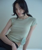 【セットアップセブン/SETUP7】のIRIS47/ comfy short tops/Tシャツ/カットソー 人気、トレンドファッション・服の通販 founy(ファニー) ファッション Fashion レディースファッション Fashion for Women トップス・カットソー Cut & Sew Tops シャツ・ブラウス・オフィスカジュアル Elegant Blouses & Button-Ups ロングTシャツ・Tシャツ Longline T-Shirts & Tees カットソー・ベーシックTシャツ Cut-and-Sewn Tops / Stretch Tees & Basics アクセサリー Fashion Accessories エレガント 上品 Elegant カットソー Cut and Sewn Top ジュエリー Jewelry, Accessories モダン Modern, Contemporary モノトーン Monotone, Black and White 再入荷 Restock / Back in Stock おすすめ Recommended / Our Picks 日本製 Made In Japan thumbnail GRN|ID: prp329100004814218 ipo3291000000034964165