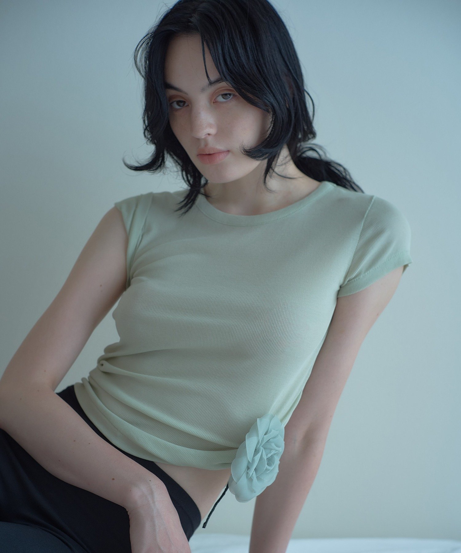 【セットアップセブン/SETUP7】のIRIS47/ comfy short tops/Tシャツ/カットソー インテリア・キッズ・メンズ・レディースファッション・服の通販 founy(ファニー) 　ファッション　Fashion　レディースファッション　Fashion for Women　トップス・カットソー　Cut & Sew Tops　シャツ・ブラウス・オフィスカジュアル　Elegant Blouses & Button-Ups　ロングTシャツ・Tシャツ　Longline T-Shirts & Tees　カットソー・ベーシックTシャツ　Cut-and-Sewn Tops / Stretch Tees & Basics　アクセサリー　Fashion Accessories　エレガント 上品　Elegant　カットソー　Cut and Sewn Top　ジュエリー　Jewelry, Accessories　モダン　Modern, Contemporary　モノトーン　Monotone, Black and White　再入荷　Restock / Back in Stock　おすすめ　Recommended / Our Picks　日本製　Made In Japan　GRN|ID: prp329100004814218 ipo3291000000034964165