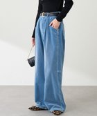 【ラブティックボンボン/La boutique BonBon】の【セットアップ可】別珍デニムパンツ サックスブルー|ID: prp329100004814232 ipo3291000000034964291