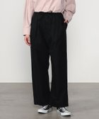 【ビショップ/Bshop】のコットンナイロン ワイドイージーパンツ WOMEN 人気、トレンドファッション・服の通販 founy(ファニー) ファッション Fashion レディースファッション Fashion for Women パンツ Pants & Trousers ストレート Straight, Straight Cut ドローコード Drawcord, Drawstring Cord フランス France, French ボーダー Border, Stripe ポケット Pocket, Pocket Detail thumbnail BLACK|ID: prp329100004814255 ipo3291000000034964547