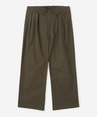 【ビショップ/Bshop】のコットンナイロン ワイドイージーパンツ WOMEN 人気、トレンドファッション・服の通販 founy(ファニー) ファッション Fashion レディースファッション Fashion for Women パンツ Pants & Trousers ストレート Straight, Straight Cut ドローコード Drawcord, Drawstring Cord フランス France, French ボーダー Border, Stripe ポケット Pocket, Pocket Detail thumbnail OLIVE|ID: prp329100004814255 ipo3291000000034964548