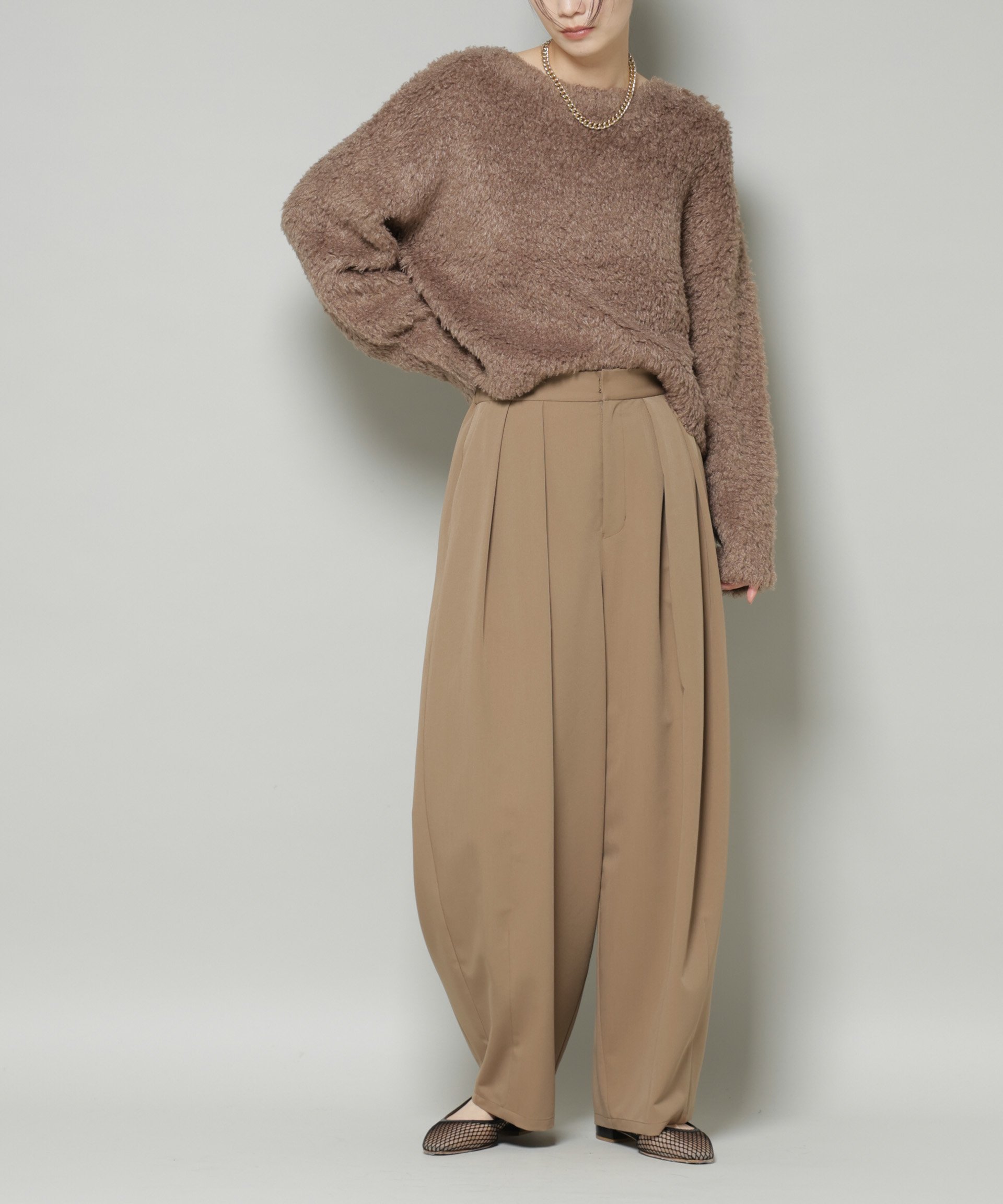 【ナノ ユニバース/nano universe】のインタックコクーンパンツ インテリア・キッズ・メンズ・レディースファッション・服の通販 founy(ファニー) 　ファッション　Fashion　レディースファッション　Fashion for Women　パンツ　Pants & Trousers　ウォッシャブル　Machine Washable　カーディガン　Cardigan, Knitwear　スニーカー　Sneakers, Trainers　トレンド　Trend, Trending Now　バランス　Balance, Style Balance　リラックス　Relax, Relaxed Fit　ロング　Long, Long-Length　アウトレット　Outlet / Clearance　おすすめ　Recommended / Our Picks　2025年　2025　2025-2026秋冬・A/W　Autumn/Winter 2025–26 AW25–26　ベージュ|ID: prp329100004814264 ipo3291000000034964625