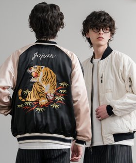 【ロッキーモンロー/Rocky Monroe】のKRIFF MAYER スーベニア刺繍ひっくりスカジャン 人気、トレンドファッション・服の通販 founy(ファニー) ファッション Fashion レディースファッション Fashion for Women アメリカン American Style ヴィンテージ Vintage Style カットソー Cut and Sewn Top キルト Quilt, Quilted Fabric コンパクト Compact, Small Size 軽量 Lightweight, Ultra Light サテン Satin, Glossy Fabric トレンド Trend, Trending Now バランス Balance, Style Balance フラップ Flap, Flap Pocket フロント Front, Front Design プリント Print, Printed Pattern ベーシック Basic, Essential ポケット Pocket, Pocket Detail ミックス Mix, Mixed Style ミリタリー Military, Army Style ルーズ Loose, Oversized 再入荷 Restock / Back in Stock |ID:prp329100004814278