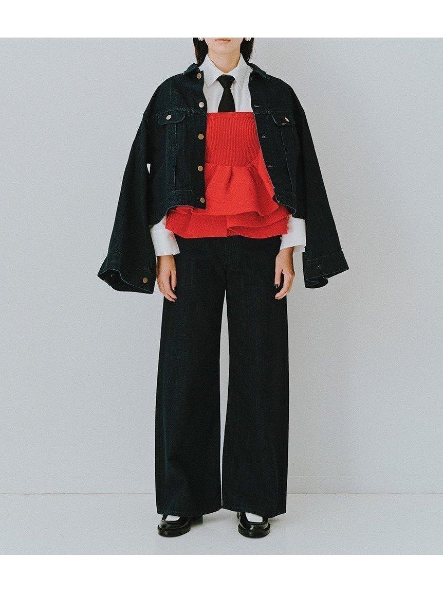 【スタイリング/styling】の【セットアップ対応】【styling/×Lee】デニムパンツ インテリア・キッズ・メンズ・レディースファッション・服の通販 founy(ファニー) 　雑誌掲載アイテム　Magazine Picks & Fashion Features　ファッション雑誌　Fashion Magazines　ストーリィ　STORY　ファッション　Fashion　レディースファッション　Fashion for Women　セットアップ　Matching Sets　レディースパンツ・ボトムス　Pants & Trousers / Bottoms　パンツ　Pants & Trousers　デニムパンツ・ジーンズ・美脚デニム　Denim Jeans & Pants　3月号　March Issue　スマート　Smart, Elegant　セットアップ　Set-Up, Coordinated Outfit　デニム　Denim, Jeans Material　パッチ　Patch, Appliqué　ポケット　Pocket, Pocket Detail　ワイド　Wide, Wide Fit　雑誌　Magazine, Fashion Magazine　IND[088]|ID: prp329100004814282 ipo3291000000034964803