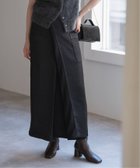 【ノーブル / スピック&スパン/NOBLE / Spick & Span】のCOG THE BIGSMOKE/コグザビッグスモーク MINA DOUBLE WRAP SKIRT 人気、トレンドファッション・服の通販 founy(ファニー) ファッション Fashion レディースファッション Fashion for Women スカート Skirts サテン Satin, Glossy Fabric シューズ Shoes, Footwear シルク Silk, 100% Silk ジョーゼット Georgette, Semi-Sheer Fabric スニーカー Sneakers, Trainers バランス Balance, Style Balance thumbnail ブラック|ID: prp329100004814285 ipo3291000000034964837