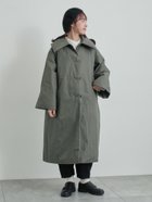 【サマンサモスモス/Samansa Mos2】の綿ナイロン中綿コート 人気、トレンドファッション・服の通販 founy(ファニー) ファッション Fashion レディースファッション Fashion for Women アウター Coat / Outerwear Collection コート・ロングコート・ピーコート Long Coats, Peacoats & More thumbnail グリーン|ID: prp329100004814307 ipo3291000000034964962