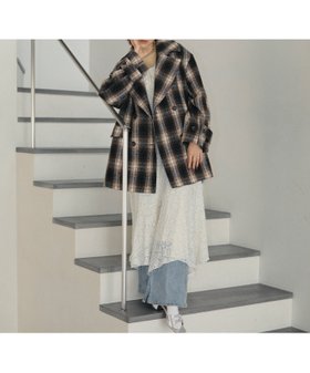 【フリーズマート/FREE'S MART】の2wayメルトンPコート 人気、トレンドファッション・服の通販 founy(ファニー) ファッション Fashion レディースファッション Fashion for Women アウター Coat / Outerwear Collection コート・ロングコート・ピーコート Long Coats, Peacoats & More Pコート Pea Coats 今季 This Season, Current Season ショート Short, Short Length スタンド Stand Collar, Upright Stand チェック Check, Plaid, Tartan デニム Denim, Jeans Material フェルト Felt, Felt Fabric ミドル Middle Length, Mid Height ミニスカート Mini Skirt, Short Skirt メルトン Melton, Heavy Wool 無地 Plain, Solid Color リラックス Relax, Relaxed Fit ロング Long, Long-Length ワーク Workwear, Utility Style |ID:prp329100004814319