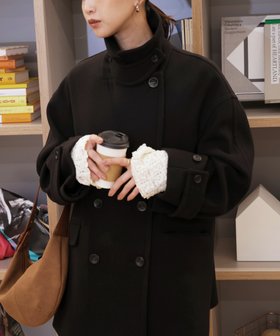 【フリーズマート/FREE'S MART】の2wayメルトンPコート 人気、トレンドファッション・服の通販 founy(ファニー) ファッション Fashion レディースファッション Fashion for Women アウター Coat / Outerwear Collection コート・ロングコート・ピーコート Long Coats, Peacoats & More Pコート Pea Coats 今季 This Season, Current Season ショート Short, Short Length スタンド Stand Collar, Upright Stand チェック Check, Plaid, Tartan デニム Denim, Jeans Material フェルト Felt, Felt Fabric ミドル Middle Length, Mid Height ミニスカート Mini Skirt, Short Skirt メルトン Melton, Heavy Wool 無地 Plain, Solid Color リラックス Relax, Relaxed Fit ロング Long, Long-Length ワーク Workwear, Utility Style |ID:prp329100004814319