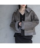 【アパートバイローリーズ/apart by lowrys】のリバーシブルボアジャケット 人気、トレンドファッション・服の通販 founy(ファニー) ファッション Fashion レディースファッション Fashion for Women アウター Coat / Outerwear Collection レディースジャケット・軽アウター Jackets おすすめ Recommended / Our Picks バランス Balance, Style Balance プリント Print, Printed Pattern ルーズ Loose, Oversized 人気 Popular, Best Seller thumbnail ライトグレー15|ID: prp329100004814331 ipo3291000000034965153