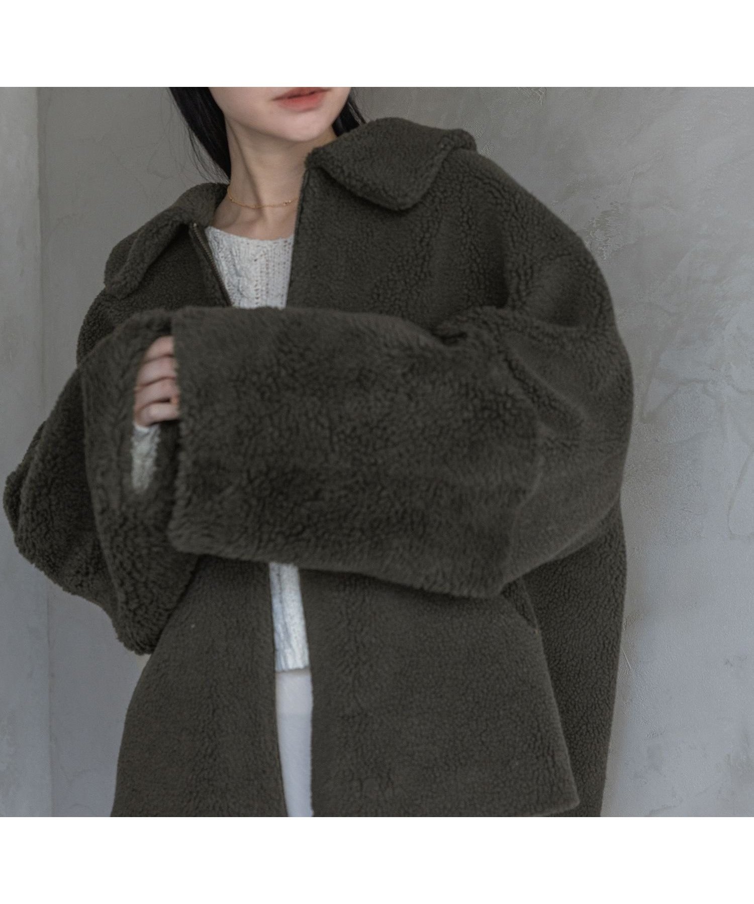 【アパートバイローリーズ/apart by lowrys】のリバーシブルボアジャケット インテリア・キッズ・メンズ・レディースファッション・服の通販 founy(ファニー) 　ファッション　Fashion　レディースファッション　Fashion for Women　アウター　Coat / Outerwear Collection　レディースジャケット・軽アウター　Jackets　おすすめ　Recommended / Our Picks　バランス　Balance, Style Balance　プリント　Print, Printed Pattern　ルーズ　Loose, Oversized　人気　Popular, Best Seller　チャコールグレー18|ID: prp329100004814331 ipo3291000000034965154