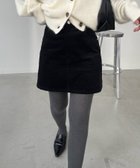 【カプリシューレマージュ/CAPRICIEUX LEMAGE】の【新色/レイヤード対応】コーデュロイ台形スカート 人気、トレンドファッション・服の通販 founy(ファニー) ファッション Fashion レディースファッション Fashion for Women スカート Skirts 台形スカート・Aラインミニスカート A-Line Skirts / Structured Mini Skirts おすすめ Recommended / Our Picks インナー Innerwear コンパクト Compact, Small Size コーデュロイ Corduroy, Cord Fabric ジャケット Jacket, Outerwear スキッパー Skipper, Open Collar タイツ Tights, Legwear トレンド Trend, Trending Now ミニスカート Mini Skirt, Short Skirt 今季 This Season, Current Season 冬 Winter / This Winter 台形 A-Line, Trapezoid Shape thumbnail ブラック|ID: prp329100004814337 ipo3291000000034965200