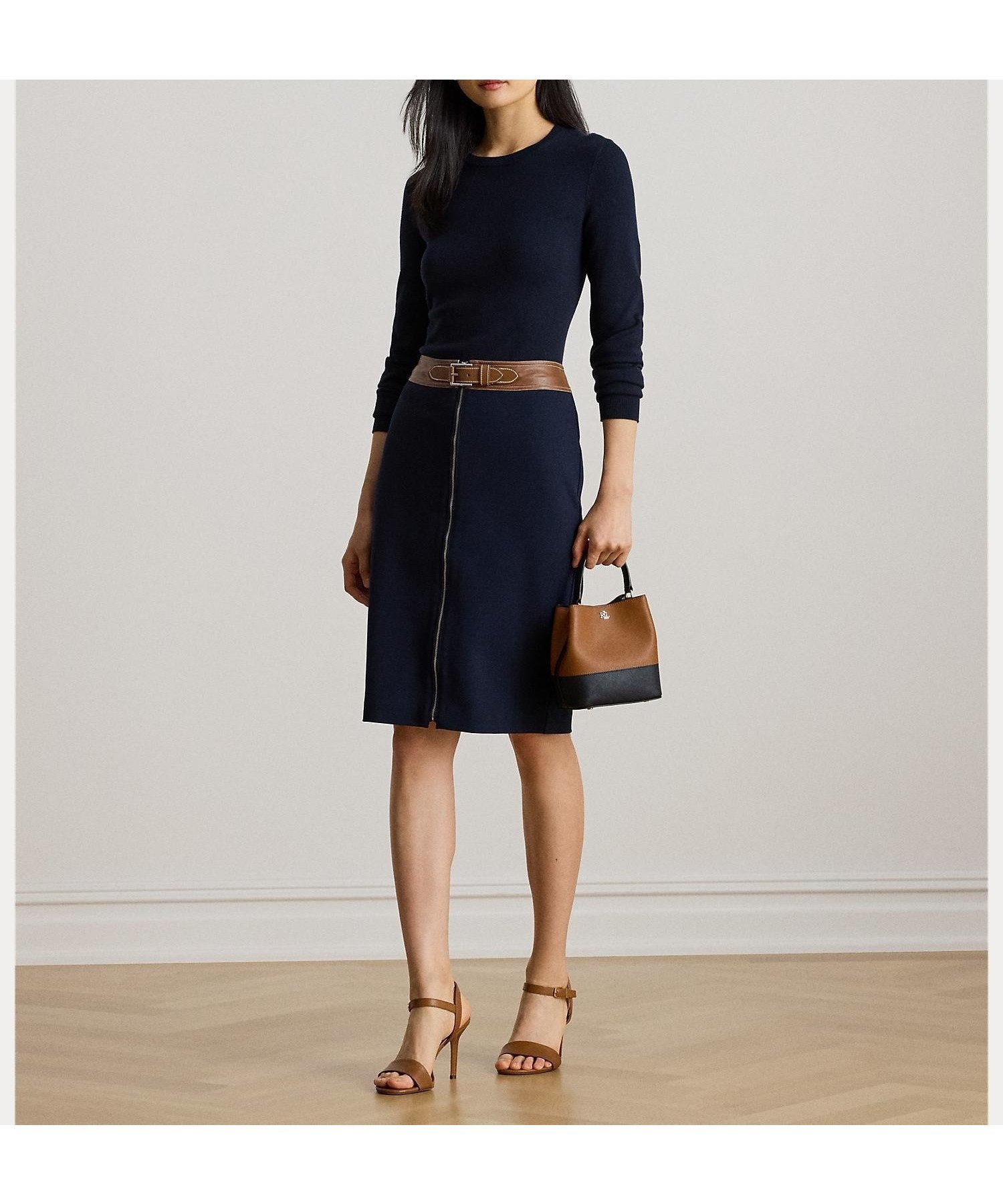 【ラルフローレン/RALPH LAUREN】のフェイクレザートリム ポンチ ペンシル スカート 人気、トレンドファッション・服の通販 founy(ファニー) 　ファッション　Fashion　レディースファッション　Fashion for Women　スカート　Skirts　なめらか　Smooth, Silky Texture　フェイクレザー　Faux Leather, PU Leather　ペンシル　Pencil, Pencil Skirt　メタル　Metal, Metal Parts　ラグジュアリー　Luxury, Elegant　 other-1|ID: prp329100004814341 ipo3291000000034965220