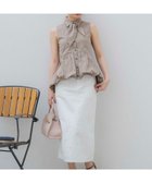 【ノエラ/Noela】のパールデニムナロースカート オフホワイト|ID: prp329100004814357 ipo3291000000034965384