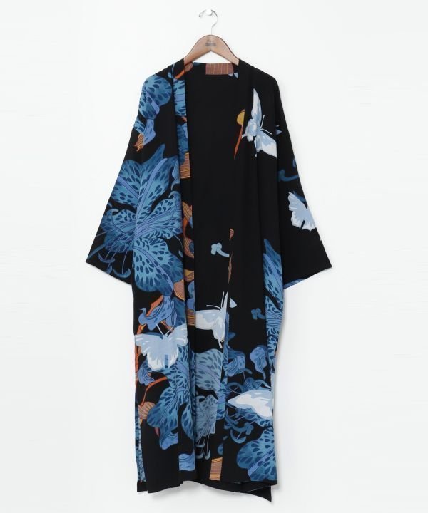 【アミナコレクション/Amina Collection】の【カヤ】【UVカット加工】絢爛羽織 インテリア・キッズ・メンズ・レディースファッション・服の通販 founy(ファニー) 　ファッション　Fashion　レディースファッション　Fashion for Women　ポケット　Pocket, Pocket Detail　エレガント 上品　Elegant　羽織　Haori, Light Jacket　ダークネイビー|ID: prp329100004814359 ipo3291000000034965419